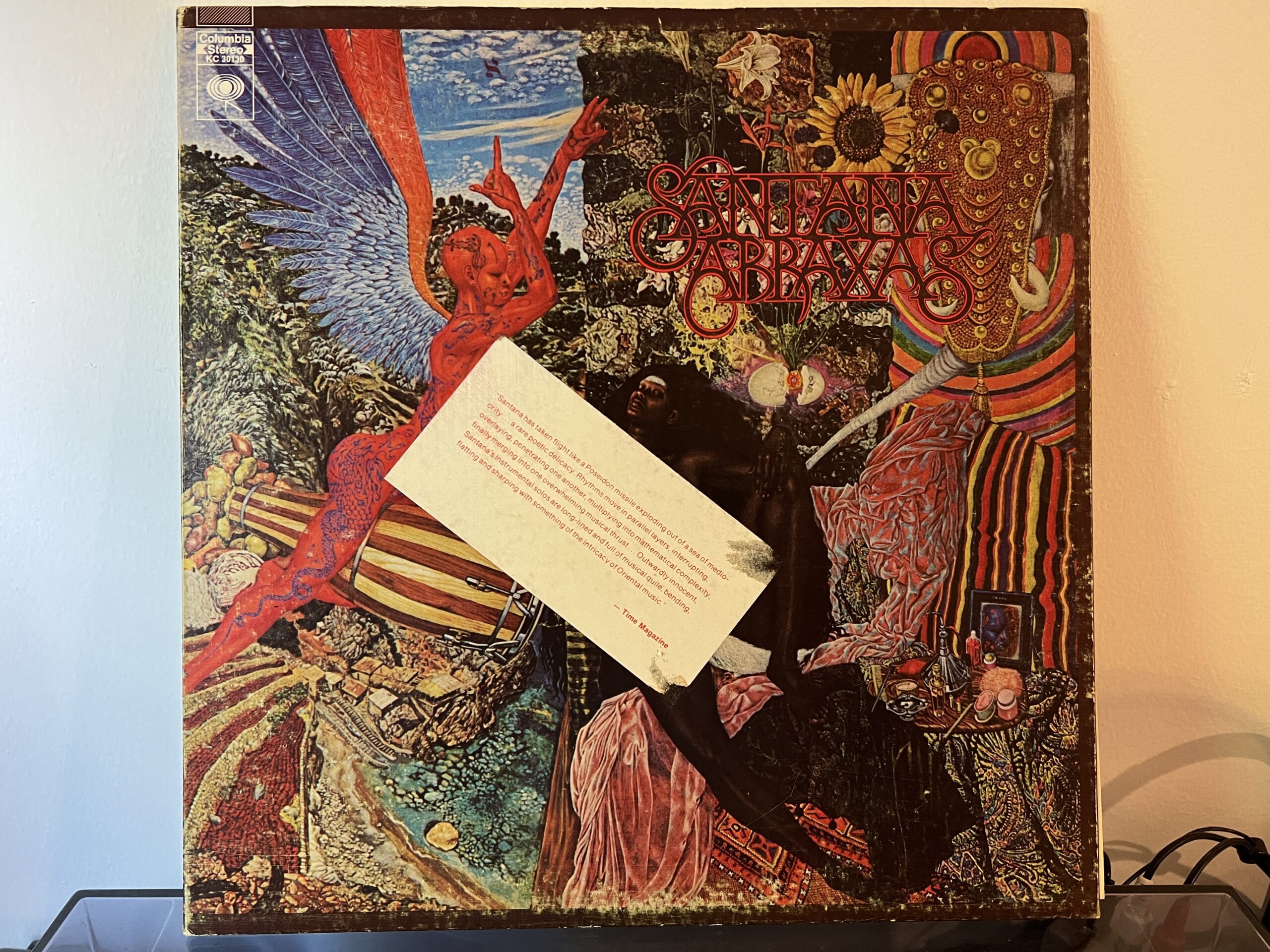 Abraxas by Santana (Vinyl record album review)