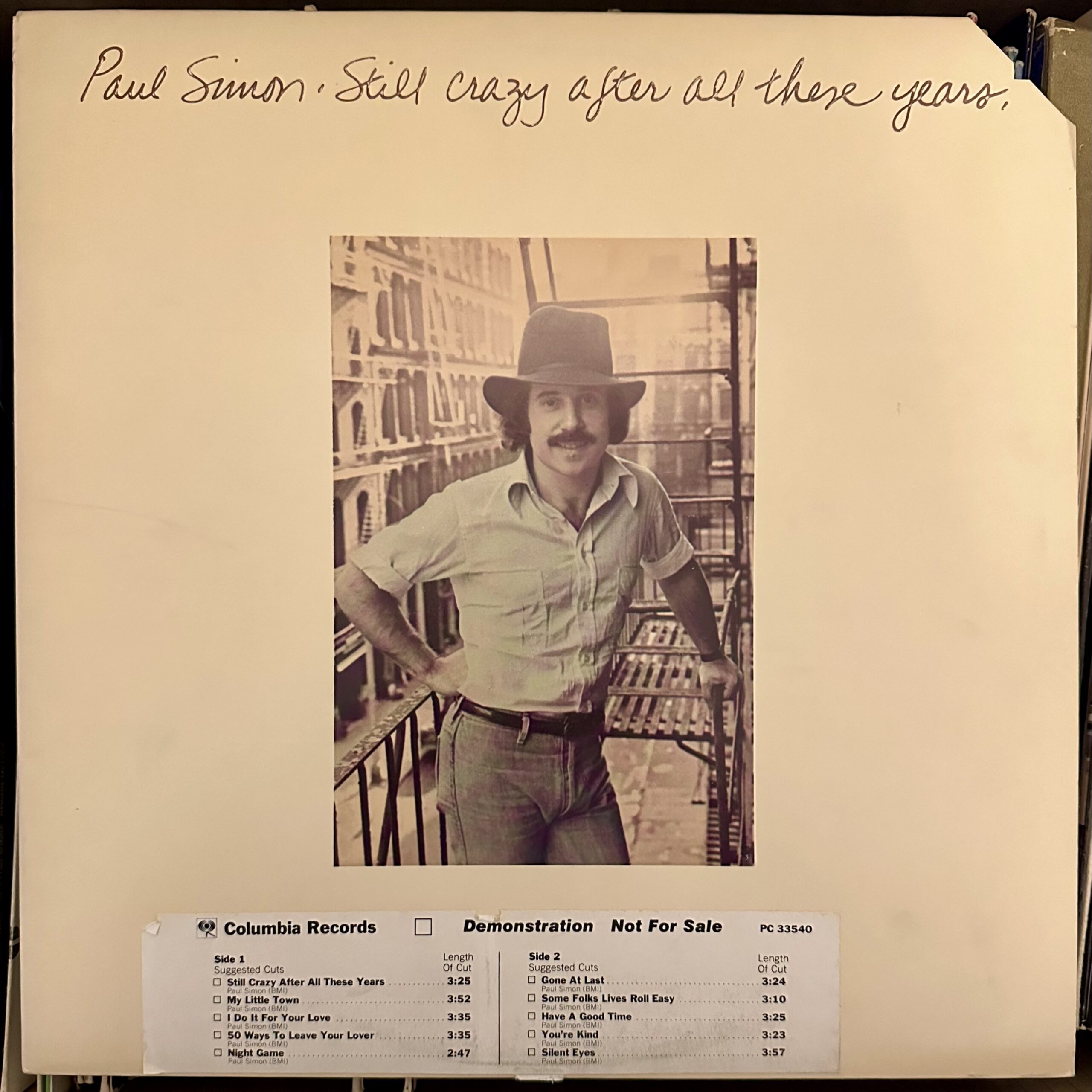 Still Crazy After All These Years by Paul Simon